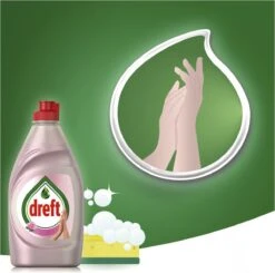 Dreft Clean & Care Rose & Satin Afwasmiddel - 8x780ml - Voordeelverpakking -Huishoud Verkoop 1200x1188 3