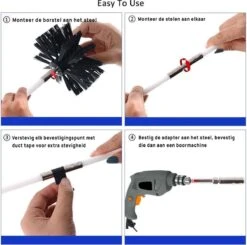 Kibani Schoorsteenborstel 7 Meter - Schoorsteenreiniger - Schoorsteenveger - Schoorsteenveegset - Schoorsteen Borstel - Veegkit - Borstelset Voor Boormachine - Boormachine 13 Kibani Schoorsteenborstel 7 Meter - Schoorsteenreiniger - Schoorsteenveger - Schoorsteenveegset - Schoorsteen Borstel - Veegkit - Borstelset Voor Boormachine - Boormachine -Huishoud Verkoop 1200x1189 10