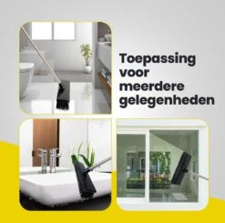Schrobbezem Zwart Luiwagen Met Steel 120cm - Tuinbezem Straatbezem - Schoonmaak Schrobber Kunststof Harde Bezem - Schrobborstel En Schuurborstel -Huishoud Verkoop 1200x1190