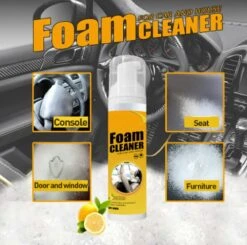 TLVX Bekleding Reiniger / Schuim Reiniger / Vlekken Reinigen / Interieur Reiniger / Foam Cleaner / 150ml / Auto Schoonmaak / Citroen Geur / Auto Interieur Reiniger / Vlekken Verwijderen Bankstel / Auto Stoel Schoonmaken / Effectief! -Huishoud Verkoop 1200x1191 15