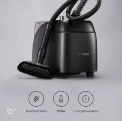 Biione - Kledingstomer - 2000W - Mat Zwart - Stomer Kleding - Steamer -Huishoud Verkoop 1200x1192 4