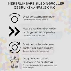 Pluizenverwijderaar - Ontpluizer - Kledingroller – Pluizenroller - Kleefroller - Kledingborstel - Pluizentondeuse - Huisdierhaar Verwijderaar -Huishoud Verkoop 1200x1193 6