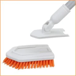 Merkloos Badkamer Reinigingsborstel - Badkamerschrobborstel - Reinigingsborstel - Met Afneembare Telescopische Handgreep En 180° Verstelbare Gezamenlijke Reinigingsborstel - Lange Steel 107 Cm -Huishoud Verkoop 1200x1196 8