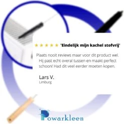 Powarkleen® - Radiatorborstel - Flexibel - Houten Handvat - Roestvrijstaal - Schoonmaakborstel - 70cm Lang! - 1 Stuk -Huishoud Verkoop 1200x1198 21