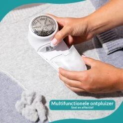 Infangel – Elektrische Pluizenverwijderaar – Draadloze Pluizendief – Incl. 2 Extra Opzetstukken - Grijs -Huishoud Verkoop 1200x1200 1008