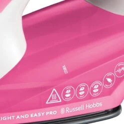 Russell Hobbs Light & Easy Pro Strijkijzer / Stoomstrijkijzer 26461-56 - Roze -Huishoud Verkoop 1200x1200 1056