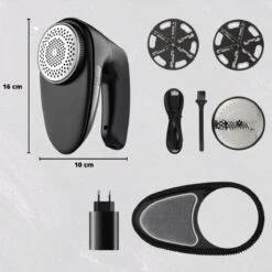 Merkloos Acestore Elektrische Pluizenverwijderaar + GRATIS EBook! - Ontpluizer - Pluizentondeuse - Draadloos En Oplaadbaar - Pluizenborstel - Stoffen Scheerapparaat -Huishoud Verkoop 1200x1200 1108