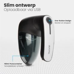 Auronic Elektrische Pluizenverwijderaar - Draadloos - 2 Extra Opzetstukken - Zwart -Huishoud Verkoop 1200x1200 1125