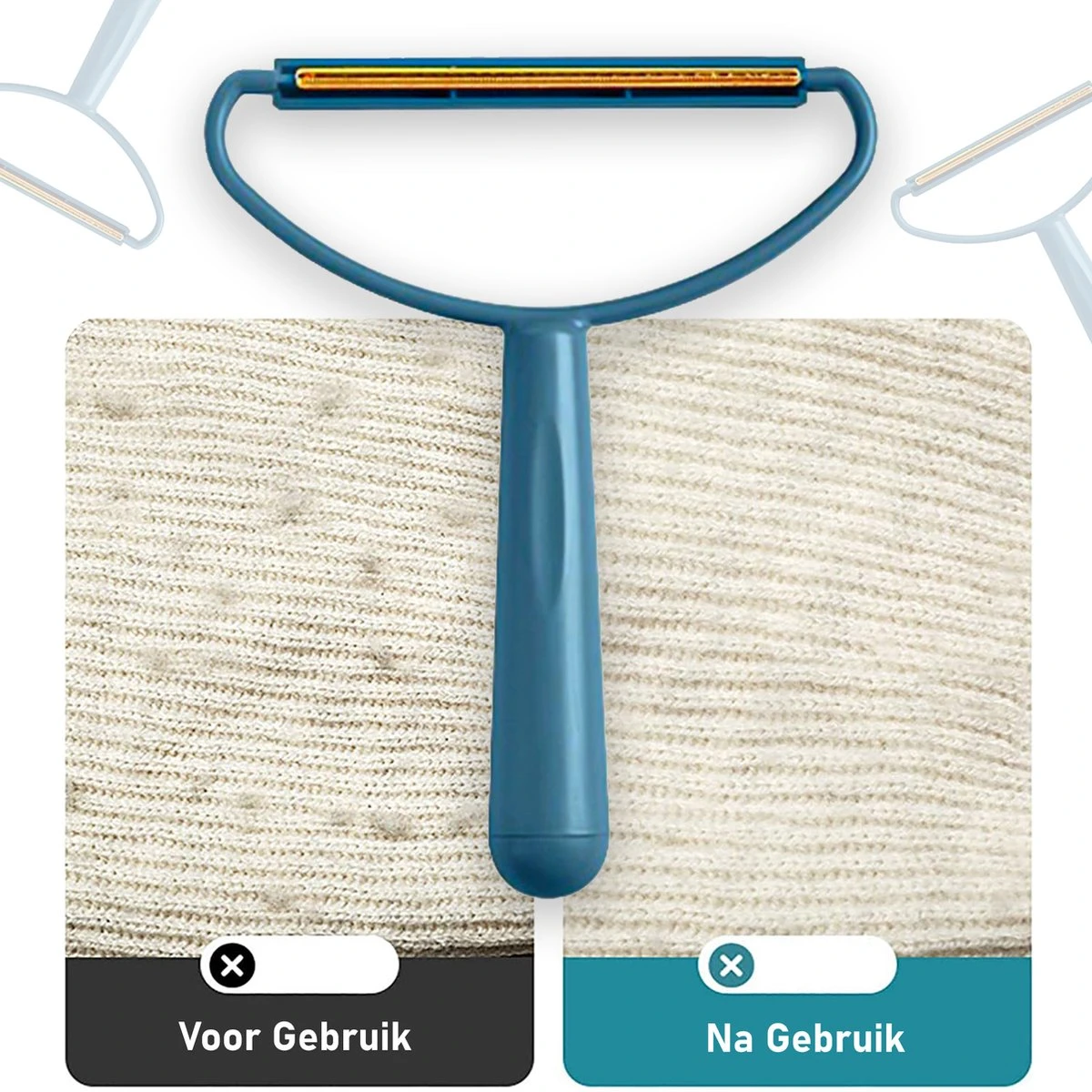 Ease Store – Pluizenverwijderaar – Pluizenborstel – Ontpluizer – Pluizendief - Blauw - Draagbaar – Tapijt – Wol – Dieren – Kleding 4 Ease Store – Pluizenverwijderaar – Pluizenborstel – Ontpluizer – Pluizendief - Blauw - Draagbaar – Tapijt – Wol – Dieren – Kleding - Afbeelding 2