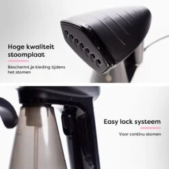 Fineza Kledingstomer – Handstomer – Stoomreiniger – Stoomapparaat Kleding - Stomer Kleding – Incl. Opzetborstel - Zwart 14 Fineza Kledingstomer – Handstomer – Stoomreiniger – Stoomapparaat Kleding - Stomer Kleding – Incl. Opzetborstel - Zwart -Huishoud Verkoop 1200x1200 1159