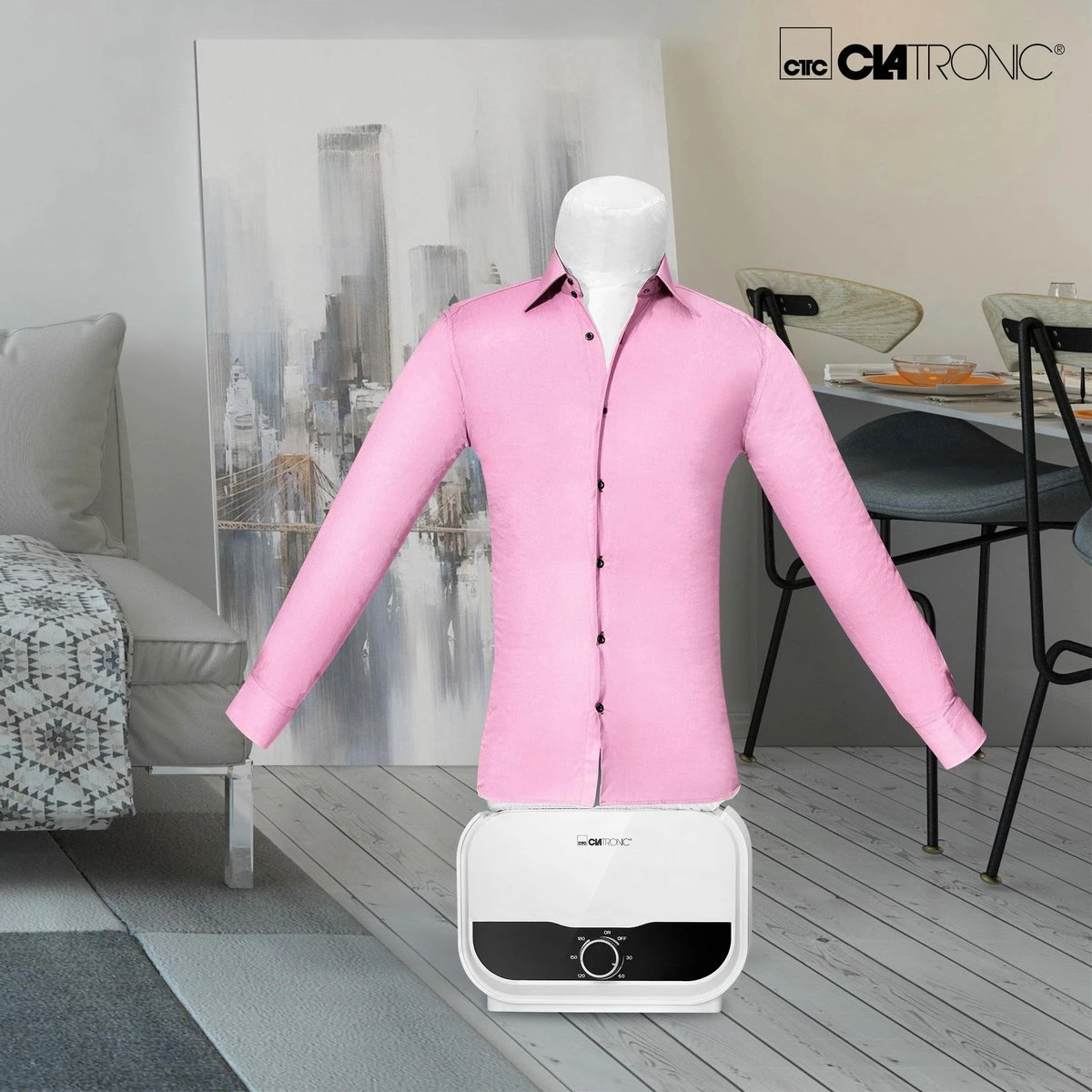 Clatronic HBB 3734 -Hemden-/blouse- En Broekstrijksysteem - Drogen En Strijken In één Stap 6 Clatronic HBB 3734 -Hemden-/blouse- En Broekstrijksysteem - Drogen En Strijken In één Stap - Afbeelding 4