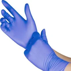 IVROU® Nitril Handschoenen - 100 Stuks Wegwerp Handschoenen - Poeder Vrij, Latex Vrij - Maat: M - Violet Blauw -Huishoud Verkoop 1200x1200 1276