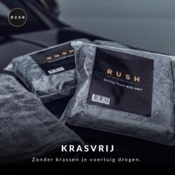 RUSH Microvezeldoek - Droogdoek - Auto Wassen - Auto & Motor - 60 X 80 Cm - 600GSM -Huishoud Verkoop 1200x1200 1291