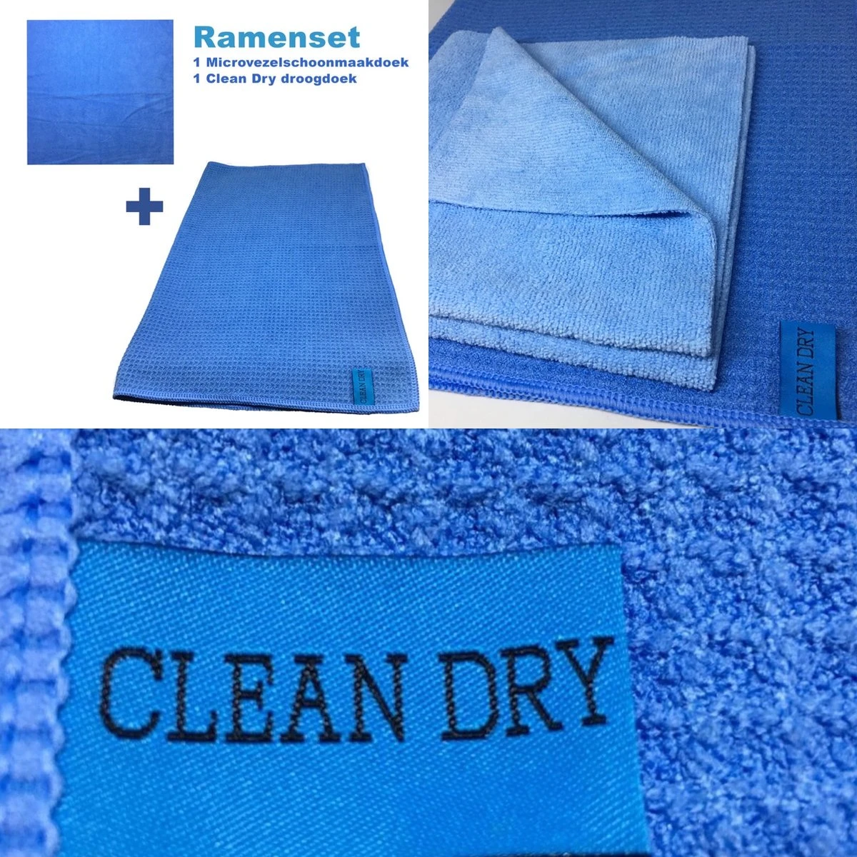 Clean Dry Ramenset Raamdoeken Microvezel Glasdoeken Droogdoek Ramen Origineel 10 Clean Dry Ramenset Raamdoeken Microvezel Glasdoeken Droogdoek Ramen Origineel - Afbeelding 8