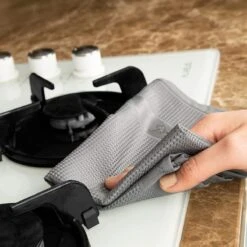 Tuiste Set Van 4, Grijs, Microvezel Microvezeldoeken, Permium Poetsdoeken, Stofdoeken, Nano Poetsdoeken, Micro Magic Magische Doeken, Multifunctionele Reinigingsdoeken, Set Van 4, 37 X 57 Cm -Huishoud Verkoop 1200x1200 1311