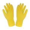 Multy - Huishoudhandschoenen Maat S - Natuurlatex/Kantoen - Geel