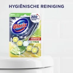 Glorix Power 5 Toiletblokken - Citroen - 7 X 2 Stuks - Voordeelverpakking -Huishoud Verkoop 1200x1200 1534