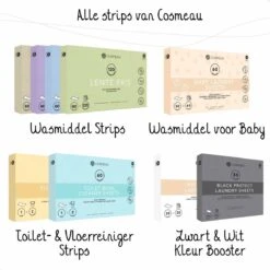 Cosmeau Zwart Donkere Was Color Protect Wasstrips 30 Wasbeurten Wasvellen Sheets Eco Laundry Strips -Huishoud Verkoop 1200x1200 198