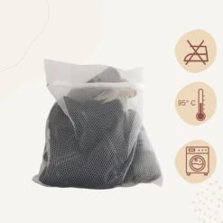 Orange85 Waszakken - 2 Stuks - Ritssluiting - Wit - 50x40 Cm - Polyester -Huishoud Verkoop 1200x1200 283