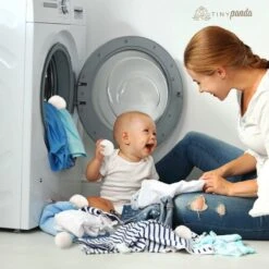 Merkloos Droger Ballen XL 8 Stuks – Zero Waste Dryer Balls - Duurzaam – Wasverzachter – Herbruikbare Drogerballen – Droogt De Was Sneller – Tiny Panda -Huishoud Verkoop 1200x1200 356