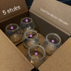 BluGo Doseerbol 5 Stuks - Wasbollen - Doseerdop - Drogerballen - Wasballen - Herbruikbaar - Maataanduiding - 150ml -Huishoud Verkoop 1200x1200 372