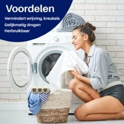 Drogerballen 6 Stuks - Wasbol - Droogballen - Herbruikbare Wasbollen - Wasverzachter - Wasdrogerballen - Doseerbol -Huishoud Verkoop 1200x1200 399