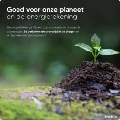 Drogerballen - Droogballen Voor Wasdrogers - Wasdrogerballen, Wasbollen & Wasballen - 100% Diervriendelijk, Duurzaam & Herbruikbaar - Duurzaam Cadeau - Energie Besparen - RWS Wol & Zero Waste - 6 Stuks Van Zivanto -Huishoud Verkoop 1200x1200 423