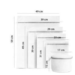 ForDig Wasnet Waszakjes (5 Stuks) Voor Lingerie En Fijne Was - Geschikt Voor Wasmachine - Met Rits - Wit 17 ForDig Wasnet Waszakjes (5 Stuks) Voor Lingerie En Fijne Was - Geschikt Voor Wasmachine - Met Rits - Wit -Huishoud Verkoop 1200x1200 438