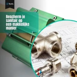 Tenify Magnetische Waterontharder - 7800 Gauss - Douche Filter - Waterverzachter - Waterontkalker - Antikalk Magneet - Waterleiding - Kalkaanslag -Huishoud Verkoop 1200x1200 486