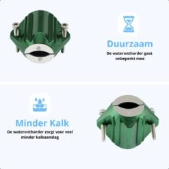 Magnetische Waterontharder - Antikalk - Waterontkalker - Waterverzachter - Douchefilter - Waterontharder Magneet - Groen -Huishoud Verkoop 1200x1200 489