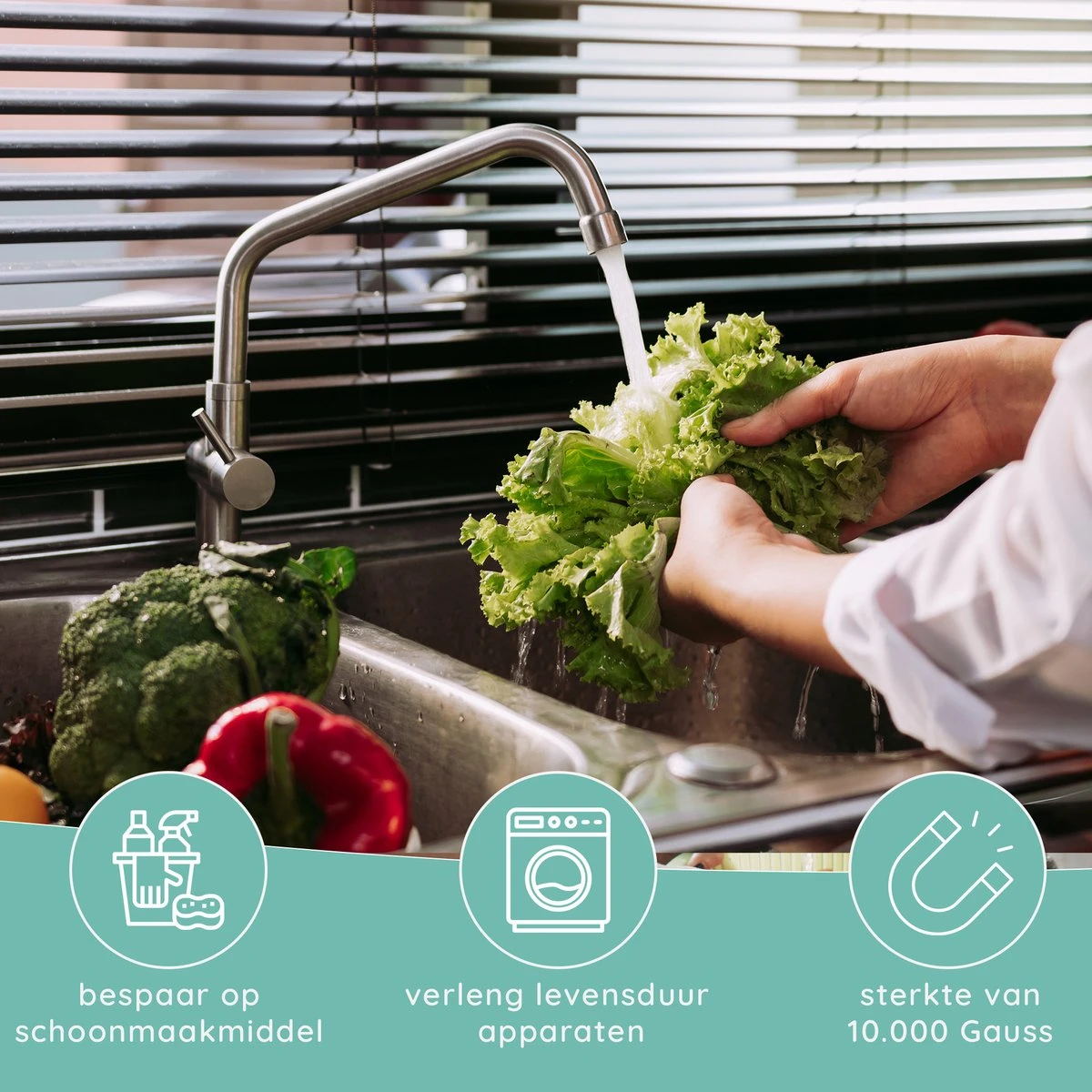 Jooba Magnetische Waterontharder - 1+1 GRATIS - Waterontharder Magneet - Waterontharder Waterleiding - Ontkalker - 4000 Silvertech - Waterontkalker - Antikalk Magneet - Kalkaanslag 7 Jooba Magnetische Waterontharder - 1+1 GRATIS - Waterontharder Magneet - Waterontharder Waterleiding - Ontkalker - 4000 Silvertech - Waterontkalker - Antikalk Magneet - Kalkaanslag - Afbeelding 5