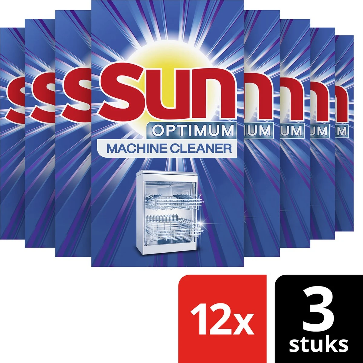 SUN® 12x Sun Machinereiniger 3 Stuks 3 SUN® 12x Sun Machinereiniger 3 Stuks