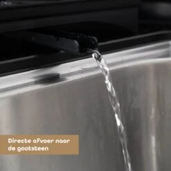 Baulk® - Afdruiprek - Afdruiprek Met Lekbak - Afwas - Droogrek Afwas - RVS - Bestekbak - Modern -Huishoud Verkoop 1200x1200 638