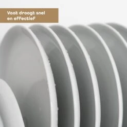 Baulk® - Afdruiprek - Afdruiprek Met Lekbak - Afwas - Droogrek Afwas - RVS - Bestekbak - Modern -Huishoud Verkoop 1200x1200 642