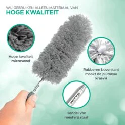 WITTS Telescopische Plumeau - Ragebol – Uitschuifbaar - Grijs -Huishoud Verkoop 1200x1200 688