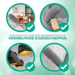 WITTS Telescopische Plumeau - Ragebol – Uitschuifbaar - Grijs -Huishoud Verkoop 1200x1200 689