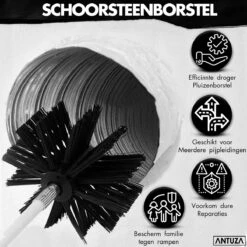 Antuza | Schoorsteenveegset | Schoorsteenreiniger | Schoorsteen Borstel | 9 Meter 12 Antuza | Schoorsteenveegset | Schoorsteenreiniger | Schoorsteen Borstel | 9 Meter -Huishoud Verkoop 1200x1200 781