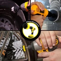 Kibani 3 Delige Borstelset Voor Boormachine - Wit - Voor Wielen, Tapijt En Bekleding - Schrobborstel – Boorborstel – Schuurborstel - Borstel Boormachine – Schoonmaakborstel – Reinigingsborstel – Tapijtreiniger - Borstelset -Huishoud Verkoop 1200x1200 784