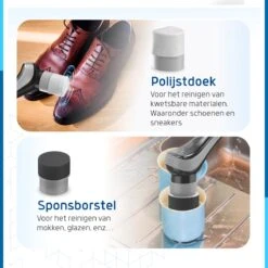 Qualitics Elektrische Schoonmaakborstel - Roterende Polijstmachine - Schrobborstel - Poetsmachine - Vloerreiniger Met 10 Opzetstukken -Huishoud Verkoop 1200x1200 798