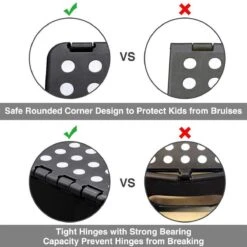 Buxibo - Kruk - Krukje - Keukentrap - Keukentrapje - Opvouwbaar Trapje - Keuken/Badkamer/Schuur Trapje - 29 X 24 X 40cm -Huishoud Verkoop 1200x1200 880