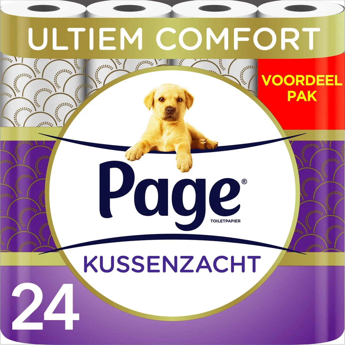 Page Toiletpapier - Kussenzacht Wc Papier - Voordeelverpakking - 24 Rollen 3 Page Toiletpapier - Kussenzacht Wc Papier - Voordeelverpakking - 24 Rollen