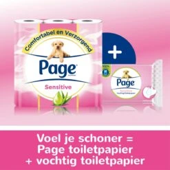Page Vochtig Toiletpapier - 12 X 38 Stuks - Sensitive Vochtig Wc Papier - Voordeelverpakking 18 Page Vochtig Toiletpapier - 12 X 38 Stuks - Sensitive Vochtig Wc Papier - Voordeelverpakking -Huishoud Verkoop 1200x1200 933