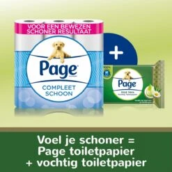 Page Vochtig Toiletpapier - 12 X 38 Stuks - Aloë Vera Vochtig Wc Papier - Voordeelverpakking -Huishoud Verkoop 1200x1200 955