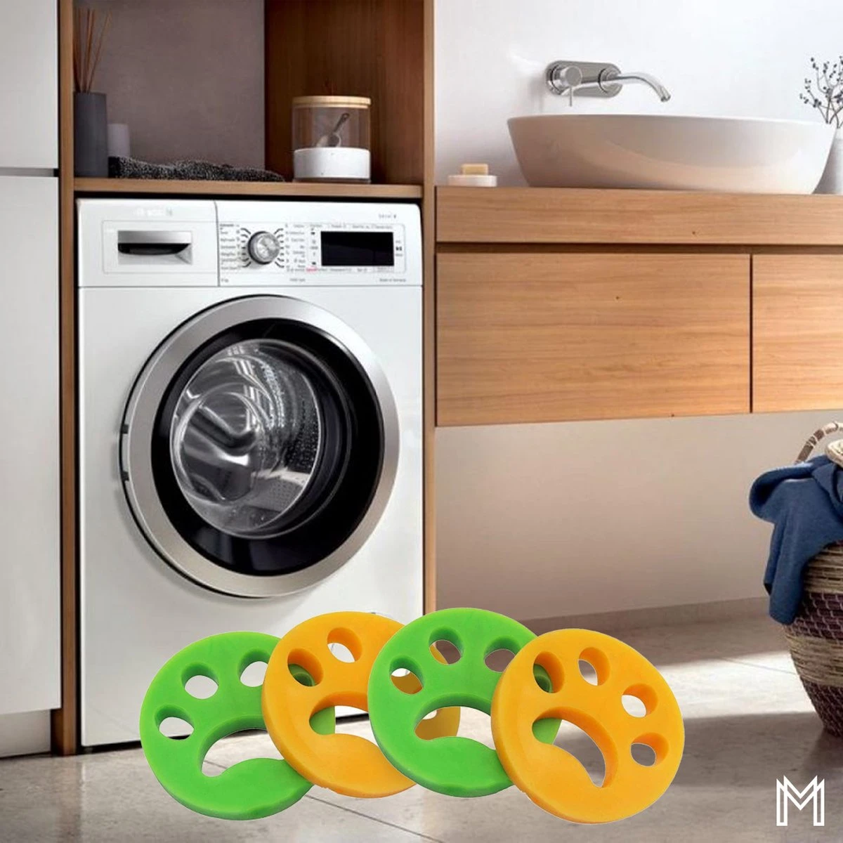 MENSMUNDI® Haarverwijderaar Voor Huisdieren - Haarverwijderaar Kleding - Haarverwijderaar Wasmachine - 4 Stuks - 6 Gratis Anti-haar Balletjes 8 MENSMUNDI® Haarverwijderaar Voor Huisdieren - Haarverwijderaar Kleding - Haarverwijderaar Wasmachine - 4 Stuks - 6 Gratis Anti-haar Balletjes - Afbeelding 6