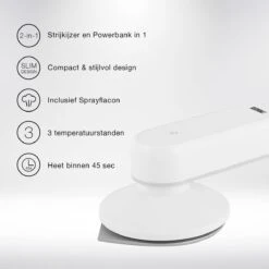 Princess 328000 Iron & Travel – Draadloos – Reisstrijkijzer - Strijkijzer En Powerbank In 1 -Huishoud Verkoop 1200x1200 994