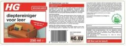 HG Dieptereiniger Voor Leer - 250 Ml - Reinigt Tot In De Poriën 8 HG Dieptereiniger Voor Leer - 250 Ml - Reinigt Tot In De Poriën -Huishoud Verkoop 1200x442 1