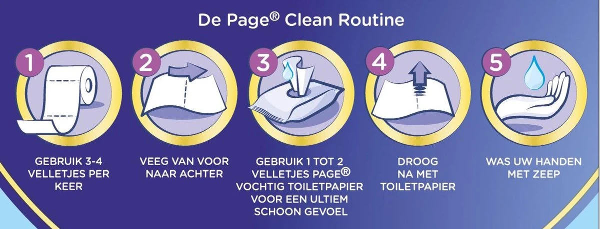 Page Toiletpapier - Kussenzacht Wc Papier - Voordeelverpakking - 24 Rollen 7 Page Toiletpapier - Kussenzacht Wc Papier - Voordeelverpakking - 24 Rollen - Afbeelding 5