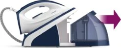 Philips HI5920/20 Stoomstrijkijzer Station 2400 W 1,1 L Keramische Zoolplaat Blauw, Wit -Huishoud Verkoop 1200x475