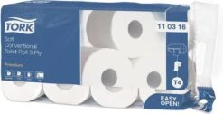 Tork Traditioneel Toiletpapier 3-laags Wit 250 Vel T4 Premium -Huishoud Verkoop 1200x611 2