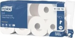 Tork Traditioneel Toiletpapier 3-laags Wit 250 Vel T4 Premium -Huishoud Verkoop 1200x617 1